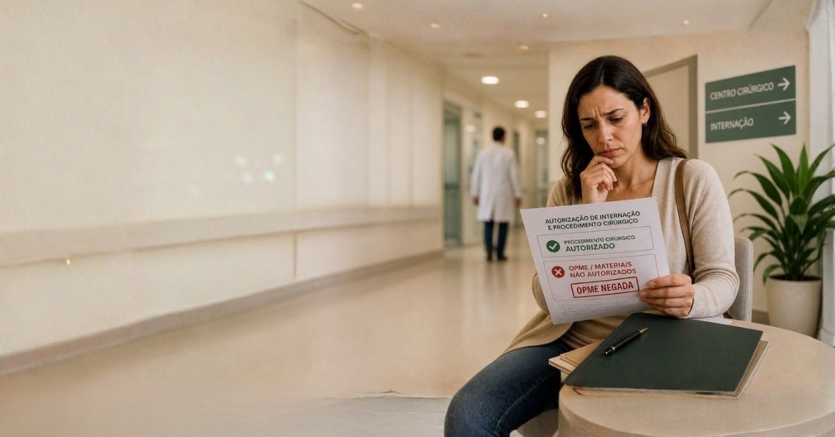 Plano de saúde negou opme para cirurgia